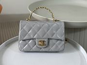 	 Colestore Chanel 23s Mini Grey Size 20x13x5cm - 1