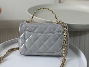 	 Colestore Chanel 23s Mini Grey Size 20x13x5cm - 2