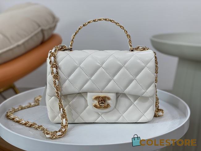 Colestore Chanel 23s Mini White Size 20x13x5cm - 1