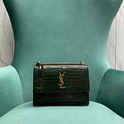 	 Colestore YSL Sunset Pink Hardware Green Size 22x9x16 - 1