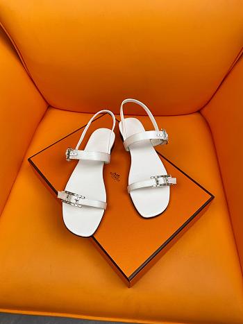 Colestore Hermes Sandals White 