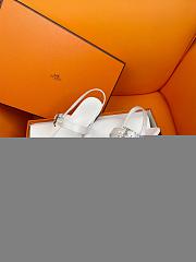 Colestore Hermes Sandals White  - 4