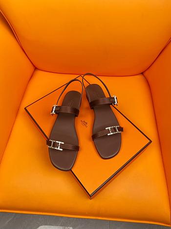 	 Colestore Hermes Sandals Brown
