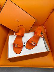 	 Colestore Hermes Sandals Orange Size 35-40 - 4