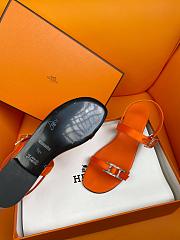 	 Colestore Hermes Sandals Orange Size 35-40 - 2
