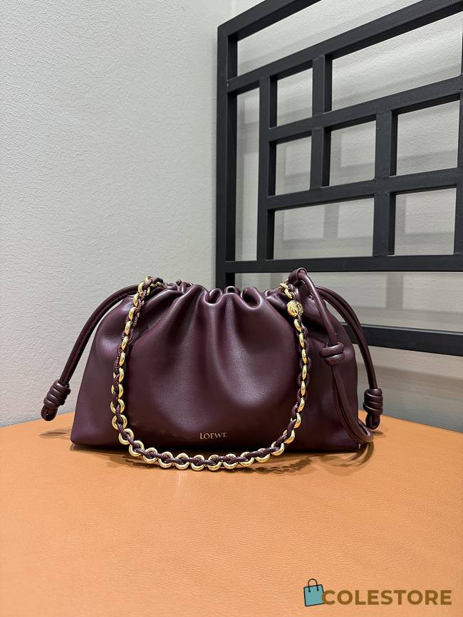 	 Colestore Loewe Flamenco Purse Wine 30X20X10.5 cm - 1