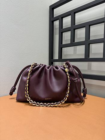 	 Colestore Loewe Flamenco Purse Wine 30X20X10.5 cm