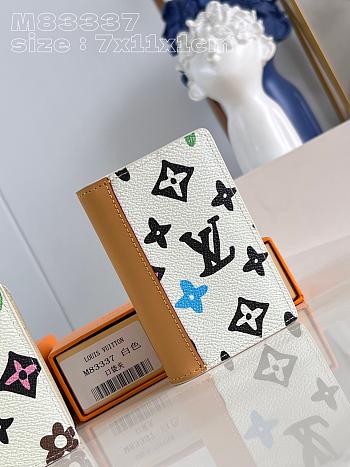 Colestore Louis Vuitton Pocket Organizer M83337 White 7.5 x 11.1 x 1 cm