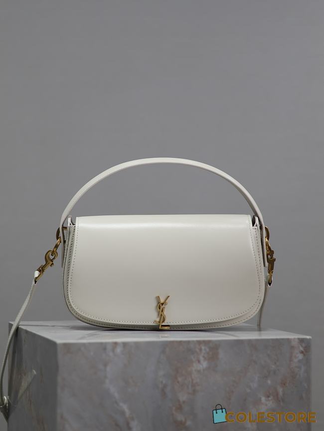 Colestore YSL Mini Voltaire White 17.5×13.5×5cm - 1