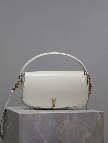 Colestore YSL Mini Voltaire White 17.5×13.5×5cm