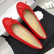 Colestore Chanel Flat Mule Red  - 2