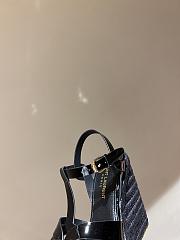 Colestore YSL Wedges For Women Black Size 35-42cm - 4
