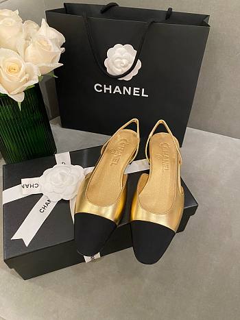 Colestore Chanel Slingback Golden 
