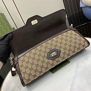 Colestore Gucci Luce Small Bag Brown 14x36x8cm - 4