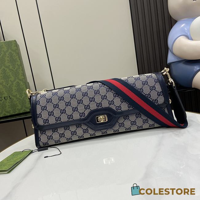 	 Colestore Gucci Luce Small Bag Blue 14x36x8cm - 1