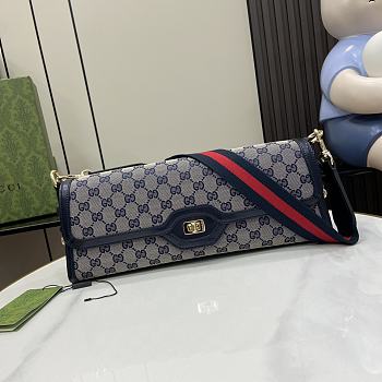	 Colestore Gucci Luce Small Bag Blue 14x36x8cm