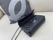 Colestore Chanel 2.55 Reissue Black Silver Hardware 16 × 24 × 7.5 cm - 2