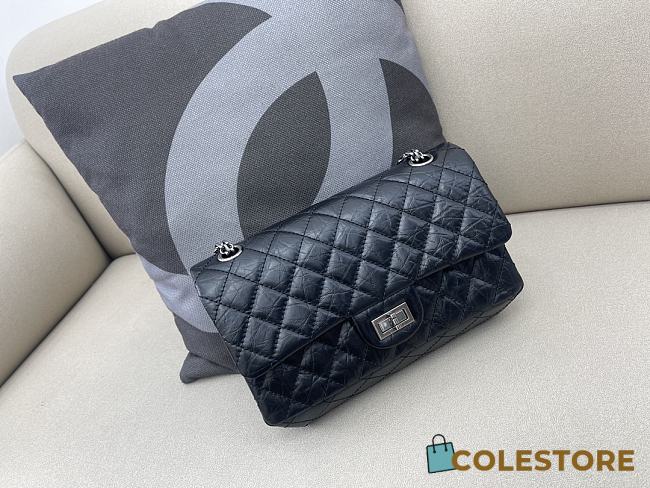 Colestore Chanel 2.55 Reissue Black Silver Hardware 16 × 24 × 7.5 cm - 1