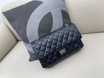 Colestore Chanel 2.55 Reissue Black Silver Hardware 16 × 24 × 7.5 cm
