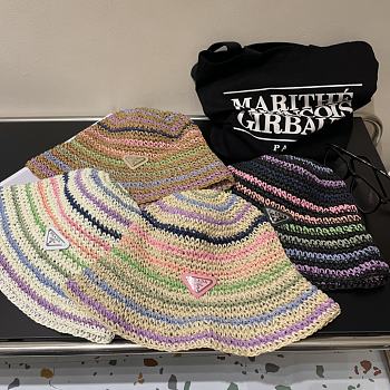 Colestore Prada Hat Pink Logo