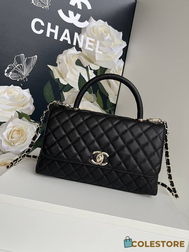 Colestore Chanel Coco Caviar Black Size 29cm - 1
