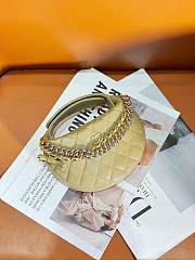 	 Colestore Chanel Pouch Yellow 17 × 18 × 7 cm - 3