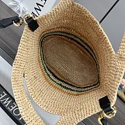 	 Colestore Loewe Mini Slit Bag In Raffia 30*8*30cm - 3