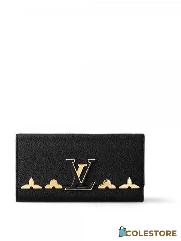 Colestore Capucines Long Wallet Black M64551 - 1