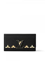Colestore Capucines Long Wallet Black M64551 - 1