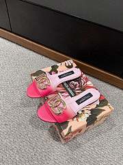	 Colestore Dolce&Gabbana Calfskin Slide Pink - 2