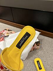 	 Colestore Dolce&Gabbana Calfskin Slide Yellow - 2