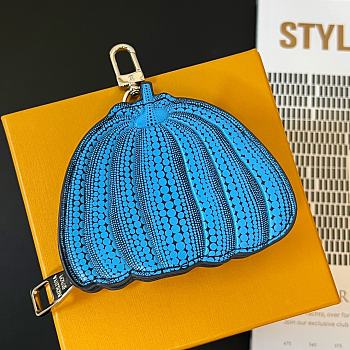 	 Colestore Louis Vuitton Keychain Blue 11×8×2 