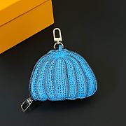 	 Colestore Louis Vuitton Keychain Blue 11×8×2  - 2