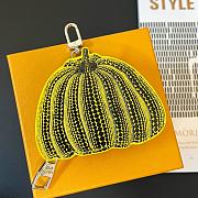 	 Colestore Louis Vuitton Keychain Yellow and Black 11×8×2 - 1