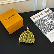	 Colestore Louis Vuitton Keychain Yellow and Black 11×8×2 - 4