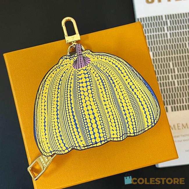 	 Colestore Louis Vuitton Keychain Yellow 11×8×2 - 1