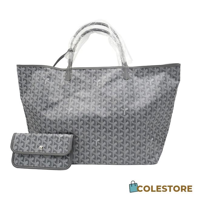 Colestore Goyard Tote Grey Bag Gm Size 40x20x34cm - 1