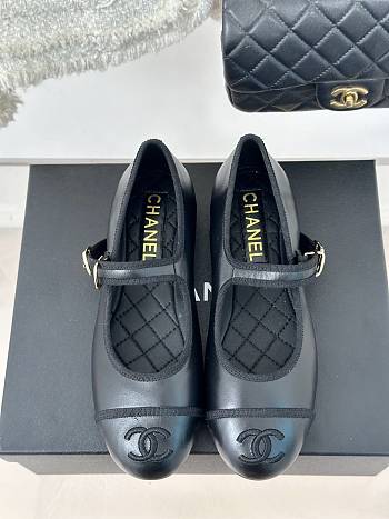 Colestore Chanel Flat Mule Black Size 35-39