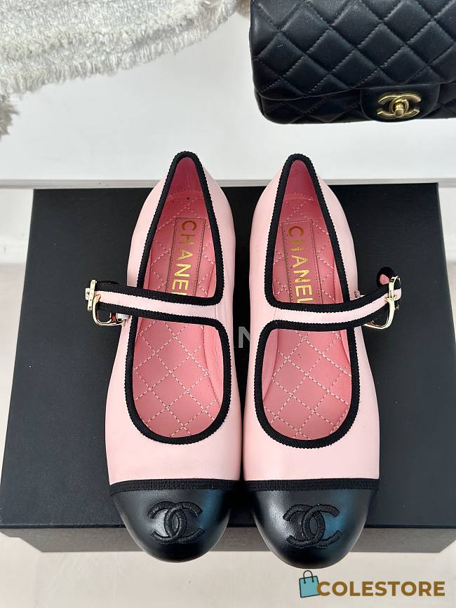 	 Colestore Chanel Flat Mule Pink Size 35-39 - 1