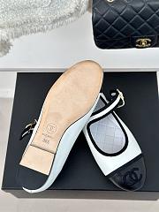	 Colestore Chanel Flat Mule White Size 35-39 - 3