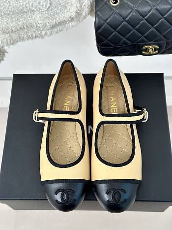 	 Colestore Chanel Flat Mule Beige Size 35-39