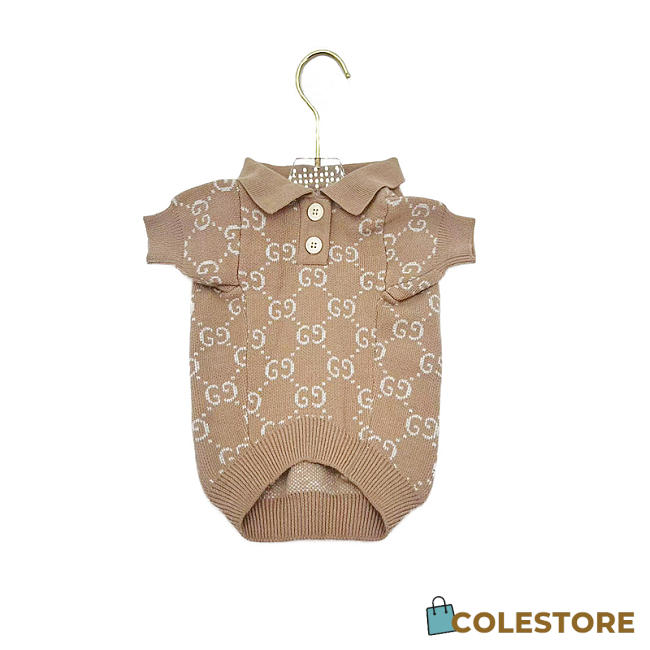 	 Colestore GG Clothes For Pet Brown - 1
