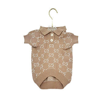 	 Colestore GG Clothes For Pet Brown
