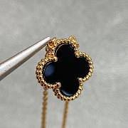 Colestore VCA Necklace Black One Motif Rose Gold - 4