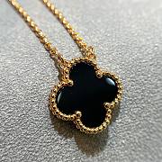 Colestore VCA Necklace Black One Motif Rose Gold - 3