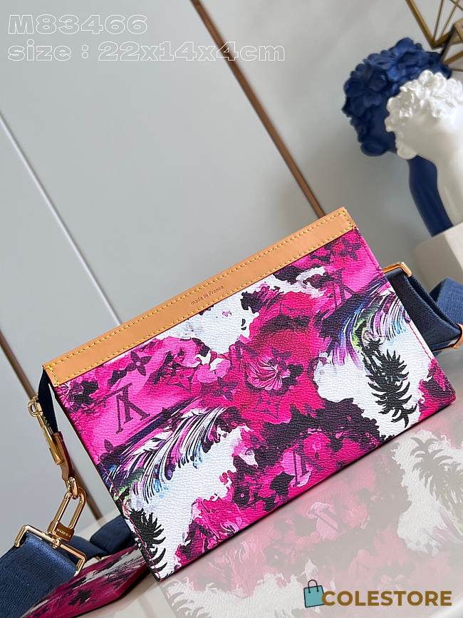	 Colestore LV Gaston Wallet M83466 Dark Pink 22 x 14.5 x 4.5 cm - 1