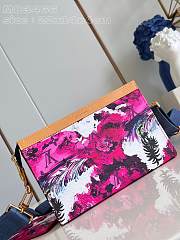 	 Colestore LV Gaston Wallet M83466 Dark Pink 22 x 14.5 x 4.5 cm - 1
