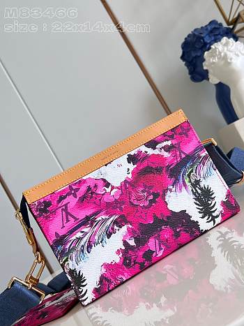 	 Colestore LV Gaston Wallet M83466 Dark Pink 22 x 14.5 x 4.5 cm