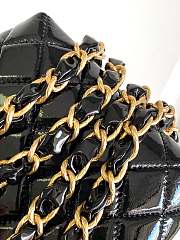 Colestore Chanel Clutch With Strap Black 12 × 13 × 4 cm - 3