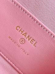 	 Colestore Chanel Clutch With Strap Pink 12 × 13 × 4 cm - 3